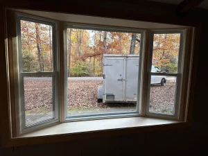 Vinyl window installation in older home Greenville SC