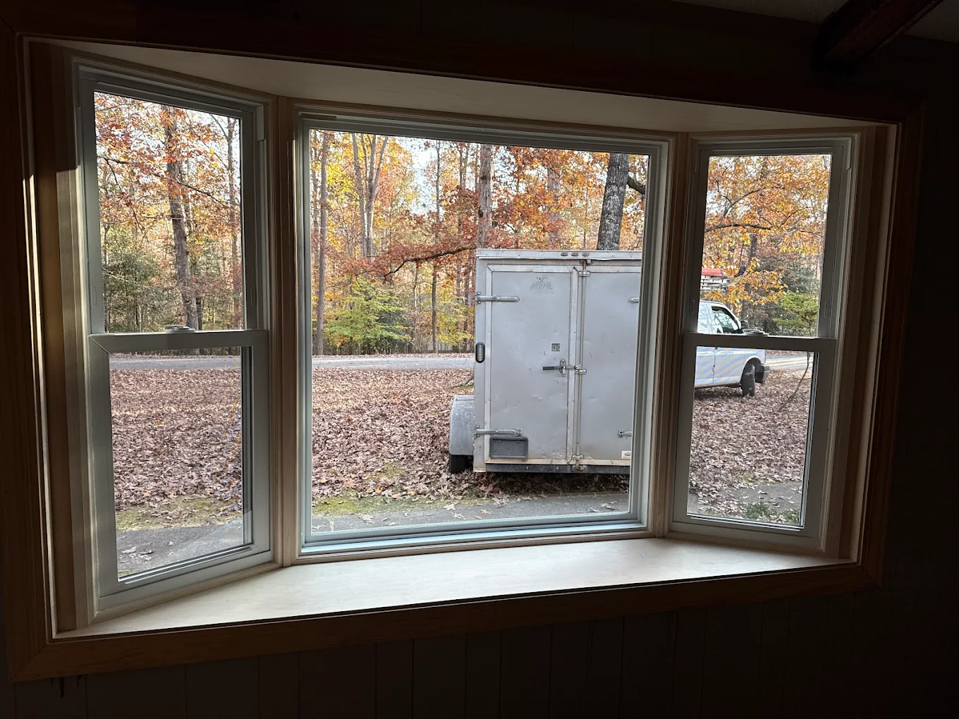 Vinyl window installation in older home Greenville SC